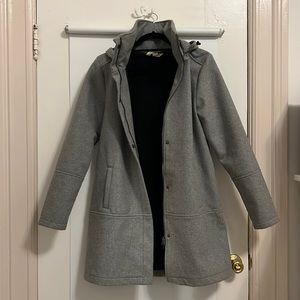 Mia Melon gray rainproof coat- NWOT